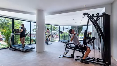 Bulharsko - Slnečné pobrežie - hotel Zenith - posilňovňa Bulharsko - Slnečné pobrežie - hotel Zenith - posilňovňa