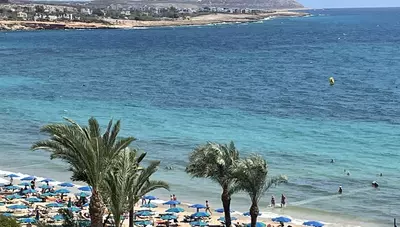 Cyprus - Ayia Napa - pláž Cyprus - Ayia Napa - pláž