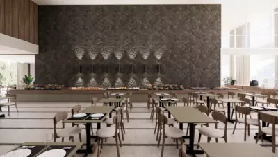 Chorvátsko - Baško Polje - resort Alemaris - reštaurácia