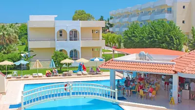 Rhodos - Kolymbia - Hotel Memphis Beach - bazén