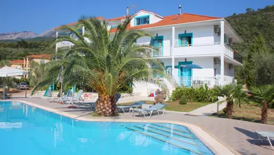 Thassos - Skala Panagia - štúdiá Dimitris - bazén Thassos - Skala Panagia - štúdiá Dimitris - bazén