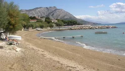 Chorvátsko - Omiš - Duće - pláž Chorvátsko - Omiš - Duće - pláž