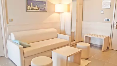 Chorvátsko - ostrov Rab - Rab - Lopar - Lopar Sunny hotel - rodinná suita