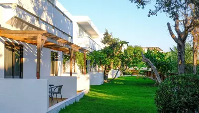 Rhodos - Lardos - Hotel Sun Beach - záhrada Rhodos - Lardos - Hotel Sun Beach - záhrada