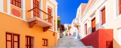 Grécko - Rhodos - ostrov Symi - ulička