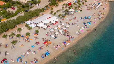 Chorvátsko - Vodice - Srima - apartmány Poseidon - pláž Chorvátsko - Vodice - Srima - apartmány Poseidon - pláž