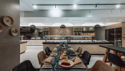 Kréta - Kavros - Eliros Mare Beachfront Poem - hlavná reštaurácia Kréta - Kavros - Eliros Mare Beachfront Poem - hlavná reštaurácia