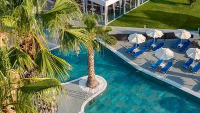 Grécko - Rhodos - Lardos - hotel Olive Garden - bazén