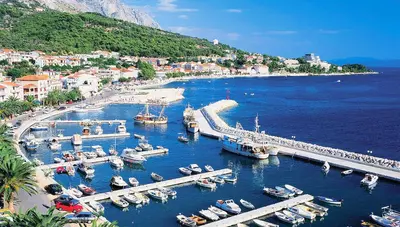 Chorvátsko - Podgora - hotel Sirena - prístav