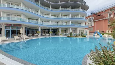 Bulharsko - Slnečné pobrežie - Hotel Blue Bay - bazén Bulharsko - Slnečné pobrežie - Hotel Blue Bay - bazén