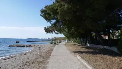 Chorvátsko - Zadar - Bibinje - Villa Sun - pláž Chorvátsko - Zadar - Bibinje - Villa Sun - pláž