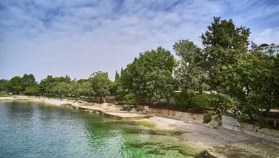 Chorvátsko - Poreč - hotel Plavi Plava Laguna - pláž Chorvátsko - Poreč - hotel Plavi Plava Laguna - pláž