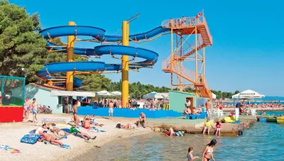 Chorvátsko - Vodice - tobogán Chorvátsko - Vodice - tobogán