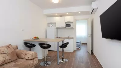 Chorvátsko - Omiš - Nemira - Apartmány Lana - denná miestnosť Chorvátsko - Omiš - Nemira - Apartmány Lana - denná miestnosť