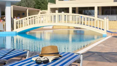 Rhodos - Kolymbia - Hotel Memphis Beach - bazén