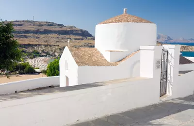 Grécko - Rhodos - Lindos - tradičná architektúra