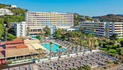 Rhodos - Faliraki - Esperides Beach Resort - areál Rhodos - Faliraki - Esperides Beach Resort - areál