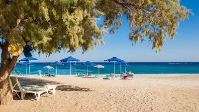 Rhodos - Kiotari - hotel Stafilia - pláž