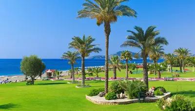 Rhodos - Faliraki - Hotel Rhodos Palladium - záhrada