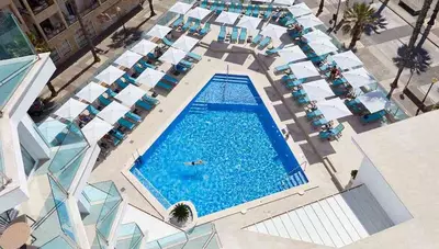 Španielsko - Mallorca - S'Illot - Universal hotel Perla - bazén Španielsko - Mallorca - S'Illot - Universal hotel Perla - bazén