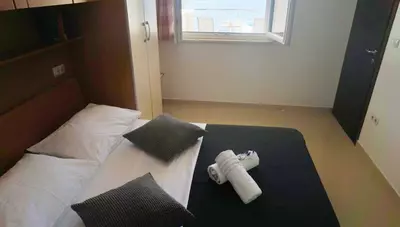 Chorvátsko - Omiš - Nemira - apartmány Mateo Andrea - spálňa Chorvátsko - Omiš - Nemira - apartmány Mateo Andrea - spálňa