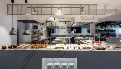 Chorvátsko - Crikvenica - hotel Ad Turres - reštaurácia