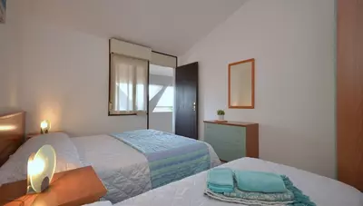 Taliansko - Lignano - Sabbiadoro - Apartmány Dal Moro - apt C4+2 - spálňa Taliansko - Lignano - Sabbiadoro - Apartmány Dal Moro - apt C4+2 - spálňa