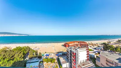 Bulharsko - Slnečné pobrežie - Grand Hotel Sunny Beach - pohľad na pláž