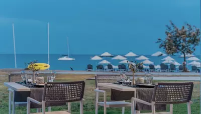 Rhodos - Kiotari - hotel Lindos Imperial Resort - rybia á la carte reštaurácia