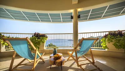 Chorvátsko - ostrov Krk - Krk - Krk Sunny Hotel - oddychová zóna Chorvátsko - ostrov Krk - Krk - Krk Sunny Hotel - oddychová zóna