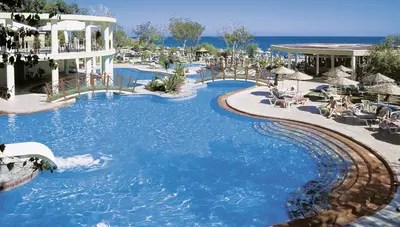 Grécko - Rhodos - Faliraki - Hotel Calypso Beach - bazén