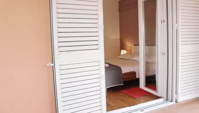 Chorvátsko - Nin - Dom Trstika - vstup na terasu zo spálne