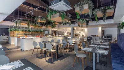 Chorvátsko - Crikvenica - hotel Ad Turres - reštaurácia