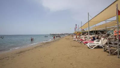 Turecko - Side - Hotel Nova Park - pláž Turecko - Side - Hotel Nova Park - pláž