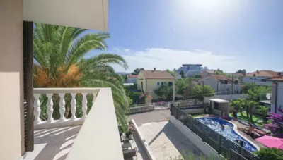 Chorvátsko - Vodice - Penzión Sidro - výhľad Chorvátsko - Vodice - Penzión Sidro - výhľad