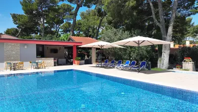 Chorvátsko - Biograd na Moru - San Antonio Resort - bazén Chorvátsko - Biograd na Moru - San Antonio Resort - bazén