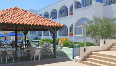 Rhodos - Kolymbia - Hotel Kolymbia Sun - terasa