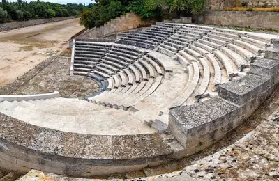 Grécko - Rhodos - Hlavné mesto - antický amfiteáter a štadión