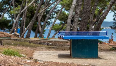 Chorvátsko - ostrov Ugljan - Kukljica - Holiday Park Zelena Punta - atrakcie na pláži Chorvátsko - ostrov Ugljan - Kukljica - Holiday Park Zelena Punta - atrakcie na pláži