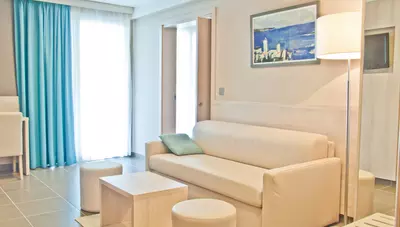 Chorvátsko - ostrov Rab - Rab - Lopar - Lopar Sunny hotel - rodinná suita