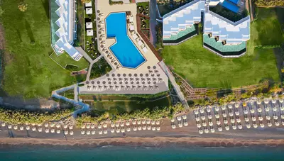 Rhodos - Kolymbia - Hotel Lutania Beach - hotel s bazénom Rhodos - Kolymbia - Hotel Lutania Beach - hotel s bazénom