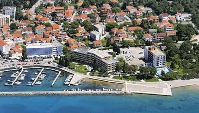Chorvátsko - Biograd na Moru - hotel Ilirija - panoráma Chorvátsko - Biograd na Moru - hotel Ilirija - panoráma