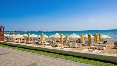 Turecko - Side - Hotel Sirma - pláž Turecko - Side - Hotel Sirma - pláž