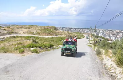 Turecko - Alanya - jeep boat tour