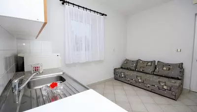 Chovátsko - Vodice - Srima - apartmány Filica - apartmán 1/4+2 - denná miestnosť Chovátsko - Vodice - Srima - apartmány Filica - apartmán 1/4+2 - denná miestnosť