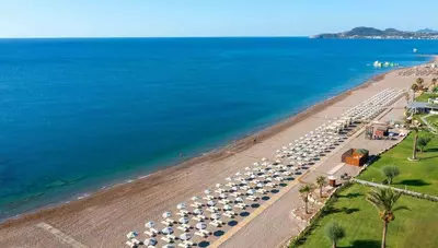 Rhodos - letovisko Faliraki - pláž