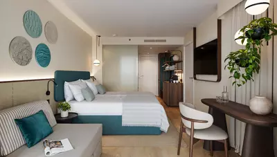 Chorvátsko - o.Rab - Suha Punta - Arba Resort - izba na parkovú stranu Chorvátsko - o.Rab - Suha Punta - Arba Resort - izba na parkovú stranu