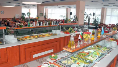 Bulharsko - Slnečné pobrežie - Hotel Burgas Beach - bufetové stoly Bulharsko - Slnečné pobrežie - Hotel Burgas Beach - bufetové stoly