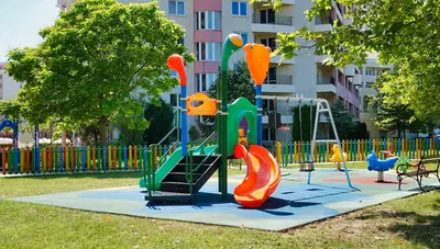 Bulharsko - Slnečné pobrežie - Hotel Majestic Beach Resort - detské ihrisko Bulharsko - Slnečné pobrežie - Hotel Majestic Beach Resort - detské ihrisko