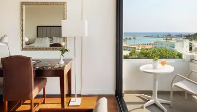 Cyprus - Ayia Napa - Hotel Grecian Bay - dvojlôžková izba bočne orientovaná na morskú stranu